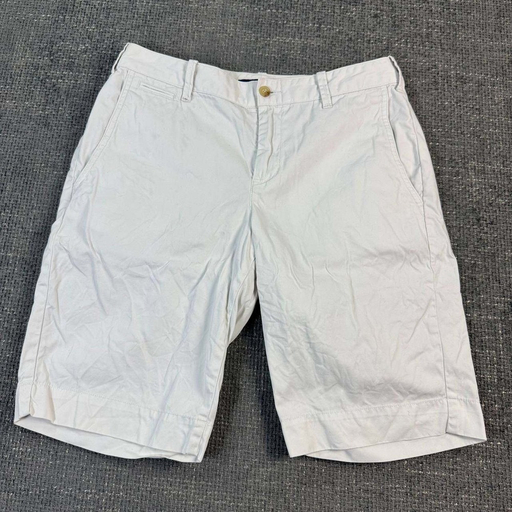 Polo Ralph Lauren Chino Shorts Womens 4 White Cotton Twill Casual Classic